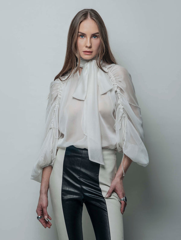 CASSANDRE IVORY BLOUSE