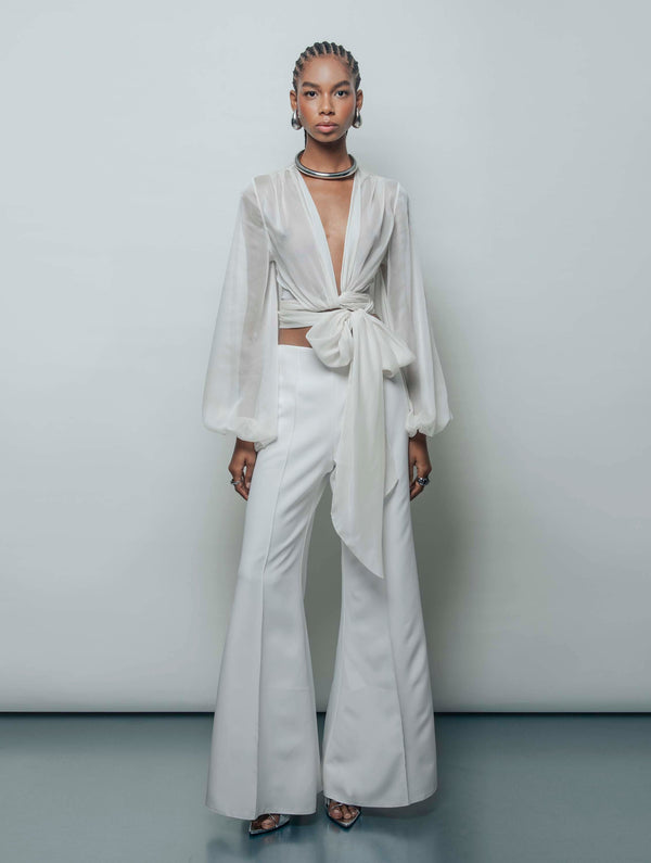 DOMINIQUE IVORY BLOUSE